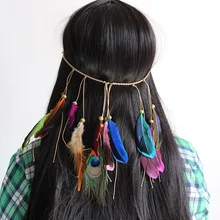 Girls Colorful Feather Boho Hair Bands Hippie Festival Gypsy Tribe Beads Headband Bohemian Peacock Retro Hair Accessorie HC19013 цена Girls Colorful Feather Boho Hair Bands Hippie Festival Gypsy Tribe Beads Headband Bohemian Peacock Retro Hair Accessorie HC19013 цены онлайн