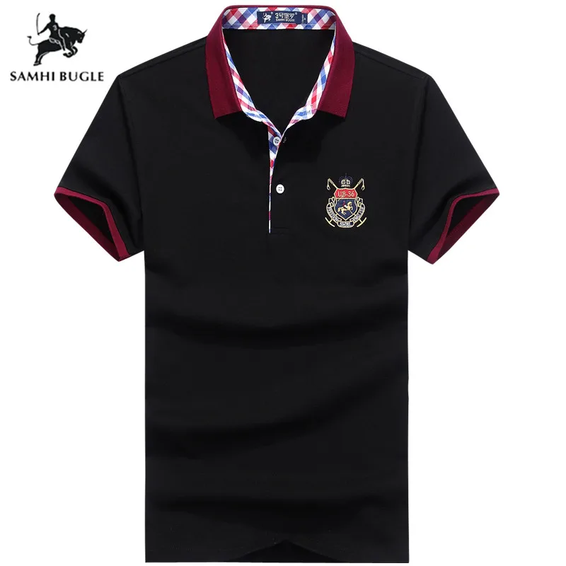 

High Quality Tops&Tees Polo Shirt Men England Style Brands Polo Shirts 3D Embroidery Turn-down Collar Aeronautica Militare
