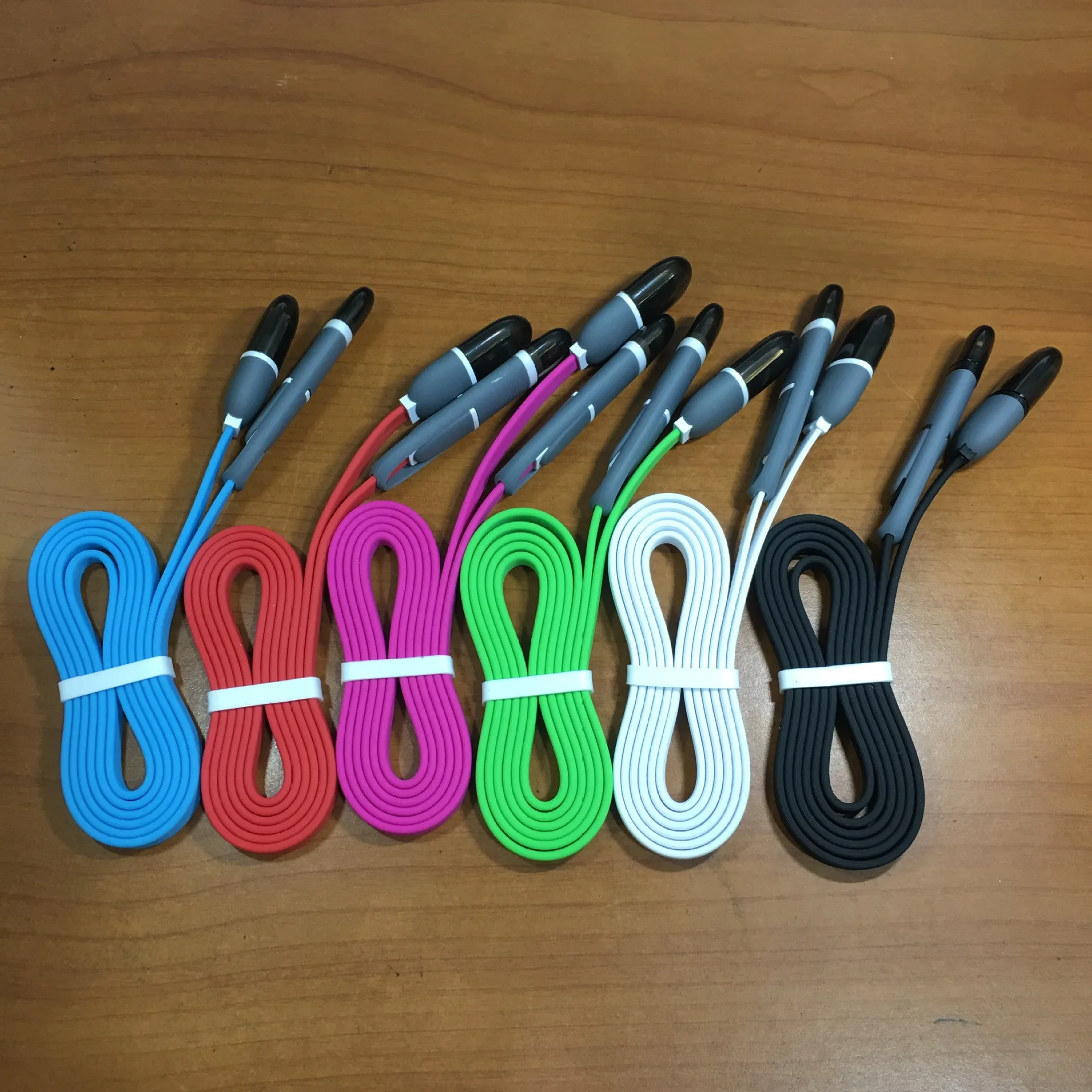 New Colorful Micro USB Cable 8Pin 2 in 1 Sync Data Charging USB Cable for iPhone 5 6 6s plus 5s IOS 9 Charger Cable For Samsung New Colorful Micro USB Cable 8Pin 2 in 1 Sync Data Charging USB Cable for iPhone 5 6 6s plus 5s IOS 9 Charger Cable For Samsung