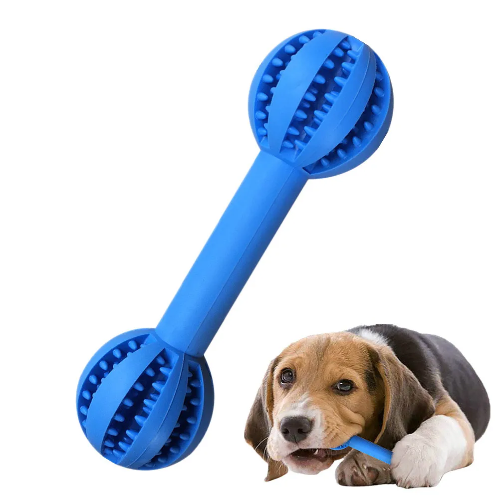 Dog Molar Stick Brushing Stick Dogs Chew Squeak Cleaner teeth Silicone