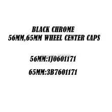 Centre de roue de voiture 56mm 65mm, 4 pièces/lot, couvercle cache-moyeu adapté pour 1J0601171