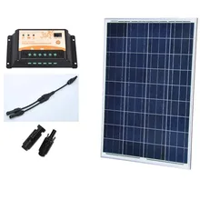 100W Watts 12V Polycrystalline Solar Panel Off Grid Kit for RV Boat Solar Power System Factory Price 100W Watts 12V Polycrystalline Solar Panel Off Grid Kit for RV Boat Solar Power System Factory Price