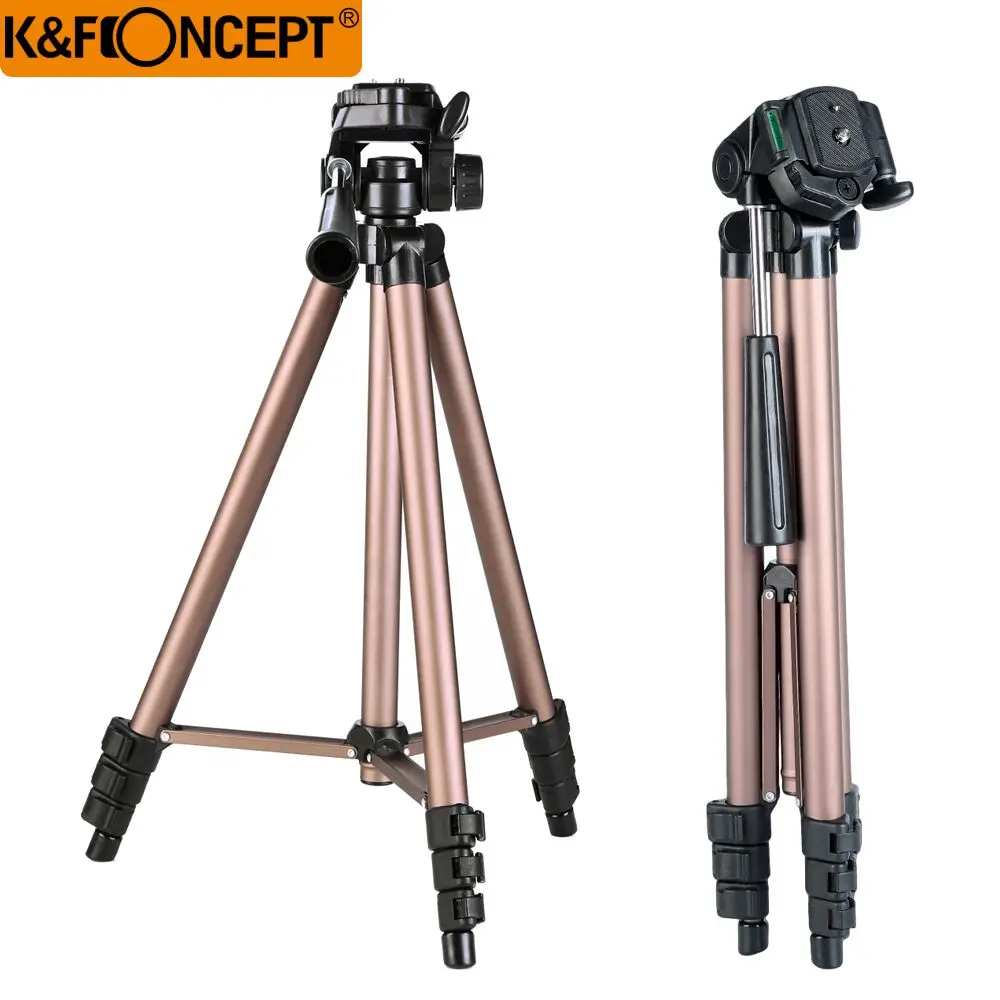 

K&F CONCEPT TL20231 Protable Lightweight Camera Tripod Three-way head