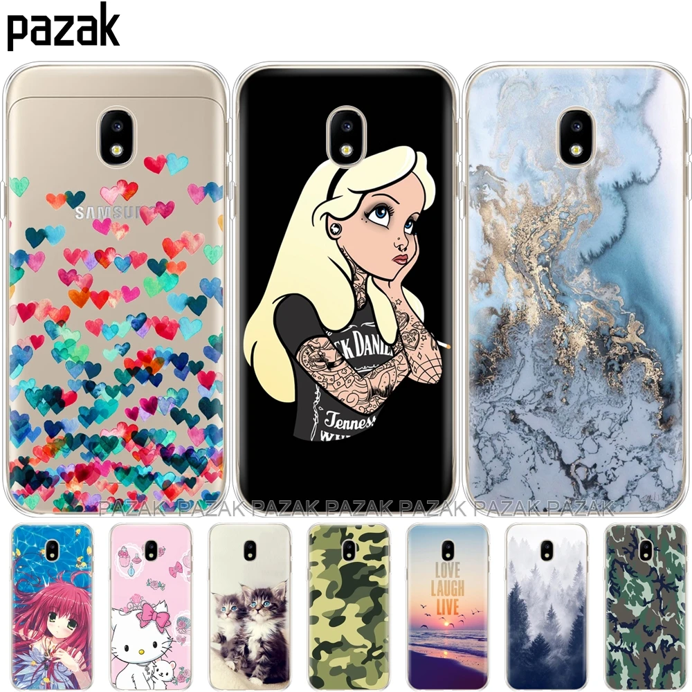 Silicone phone Case For Samsung Galaxy J3 2017 J330F J3