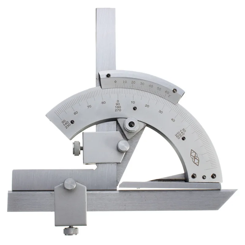 Новое прибытие 0-320 градусов точность угол измерительный искатель Универсальный конический транспортир инструмент
