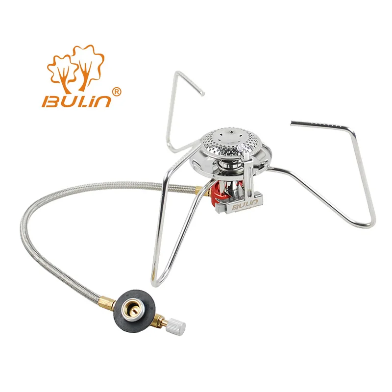 

Bulin Foldable Camping Gas Stove Portable Stove For Outdoor Camping Hiking Picnic Gas Furnace Outdoor Cookware Stove