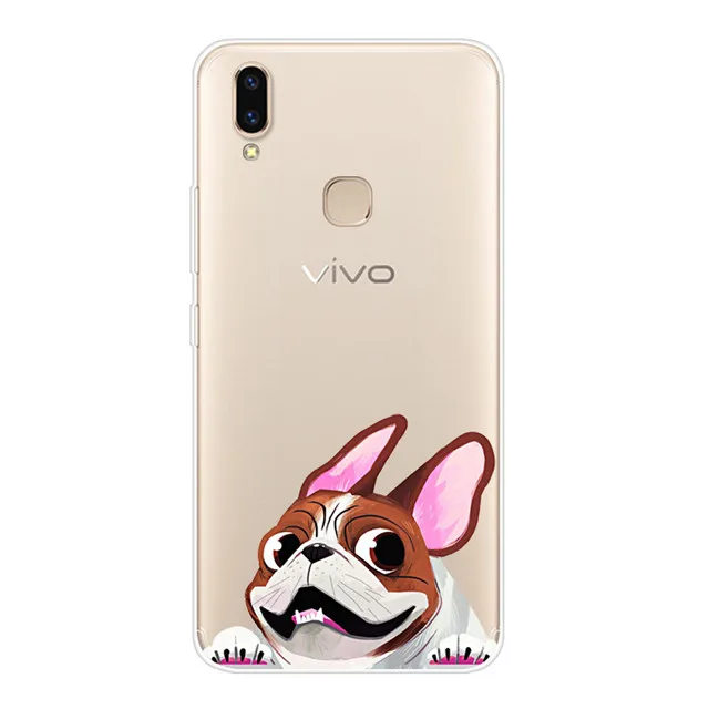 Чехол s для Vivo V9 чехол 6,3 ''силиконовый мягкий чехол для телефона Vivo V9 молодежный чехол V 9 V9Youth чехол TPU для Funda Vivo Y85 прозрачный - Цвет: 30