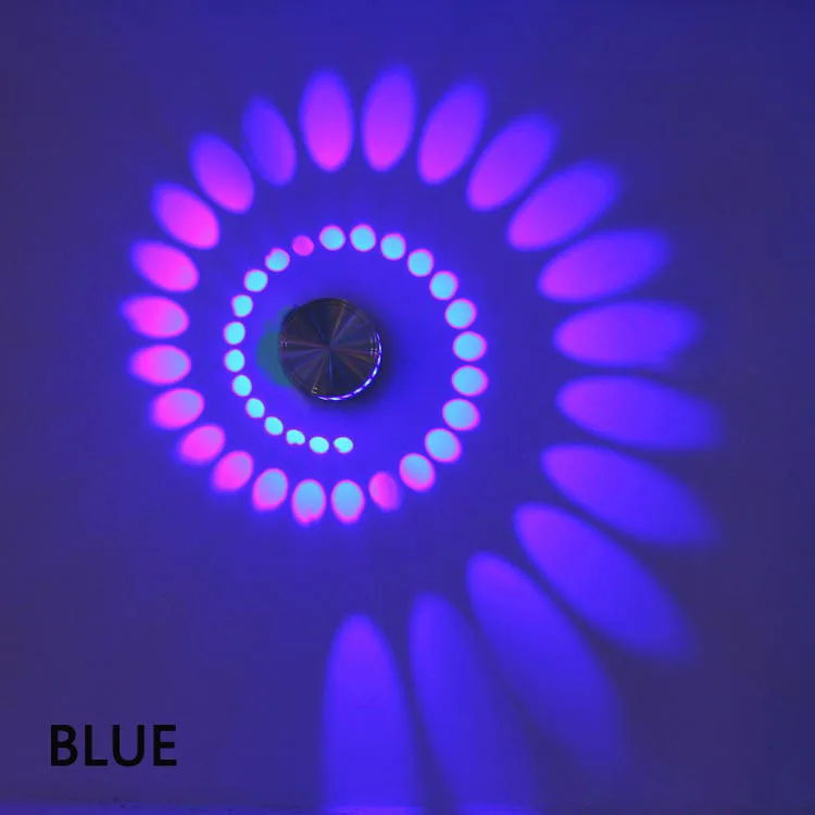 Led Wall Lamps Sconces Modern Aluminum Decor Fixture Stage Led Wall Lamps Sconces Modern Aluminum Decor Fixture Stage Lights 85 265v 3w Blue Red Green White Purple Yellow In Indoor From
