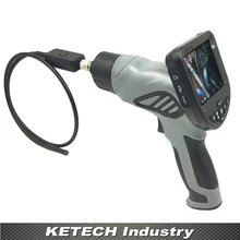 Handheld OD5.5mm Porbe Car Engine Drain Pipe Sewer NDT Inspection Videoscope Borescope Endoscope High Temperature Protection