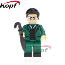 50 шт. PG470 фигурки супергероев, загадки, Джеймс Гордон Джером Брюс Уэйн, коллекция кирпичей, строительные блоки, Детские Подарочные игрушки