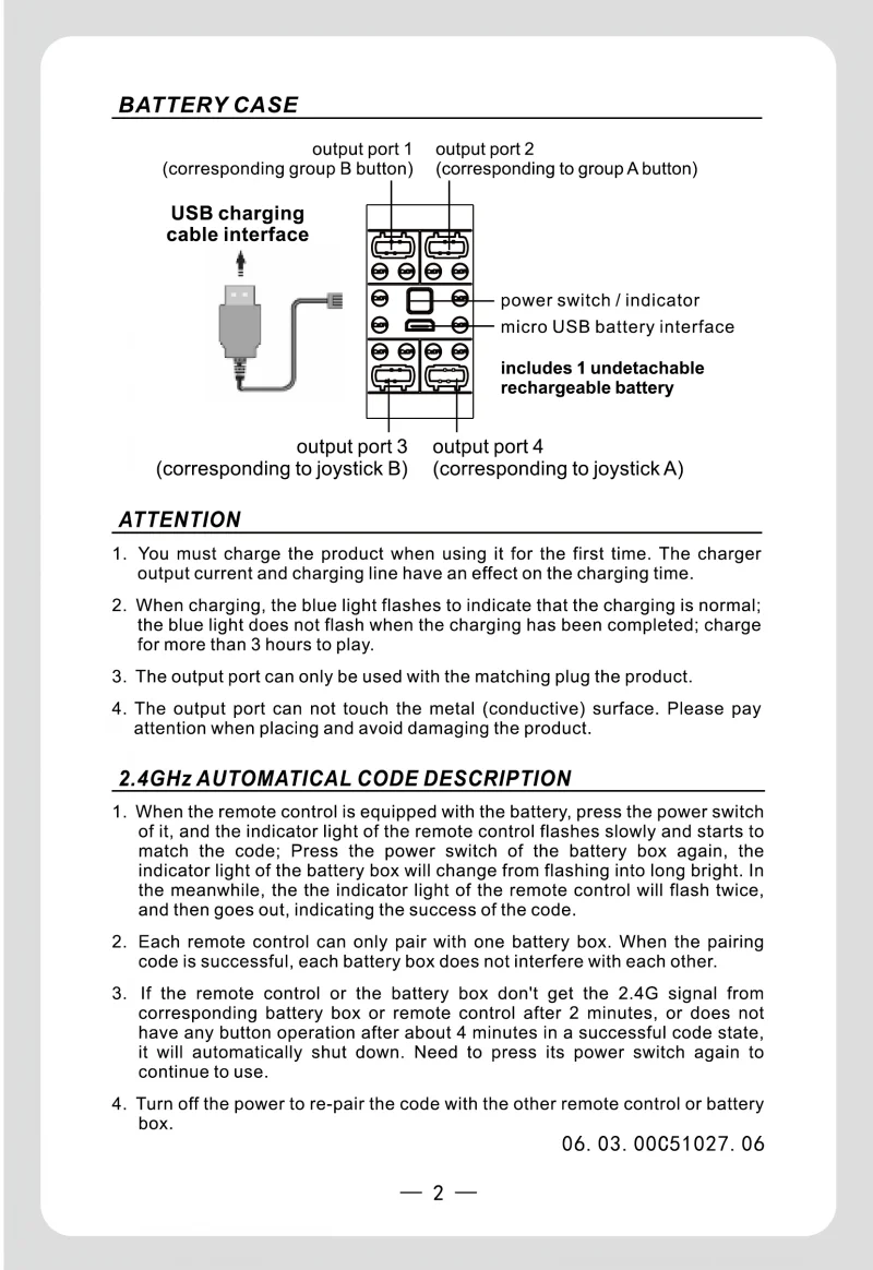 Instructions for remote control 2