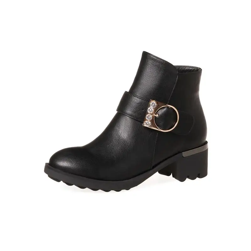 Cheville Black Automne 43 grey Qualité Femme Plus Bottes Smeeroon red De Taille Chaude Femmes Vente Pour Top Chaussures Zipper Hiver La tsQdrhCx