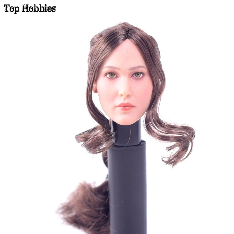 1//6 GACtoys Accessory Beauty Female Long Brown Hair Head Sculpt GC017 B Ver.