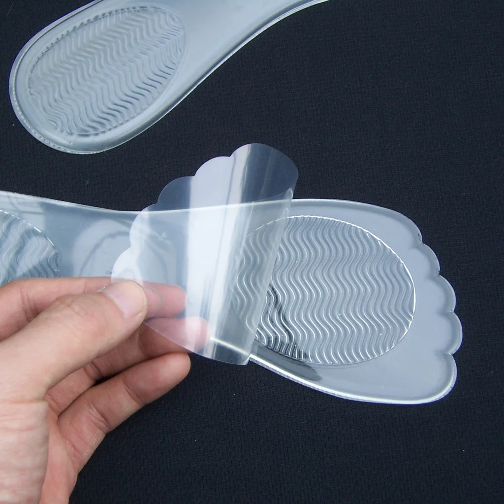 5 пар стелька из силиконового геля 3/4 дамские стельки для обуви с нескользящей подушкой ортопедические стельки Уход за ногами моющиеся
