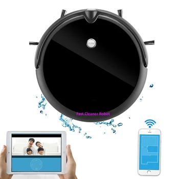 

Intelligent Robot Vacuum Cleaner with Newest Camera, Dry and Wet Mopping,Mapping Navigation,Smartphone Wifi App Control