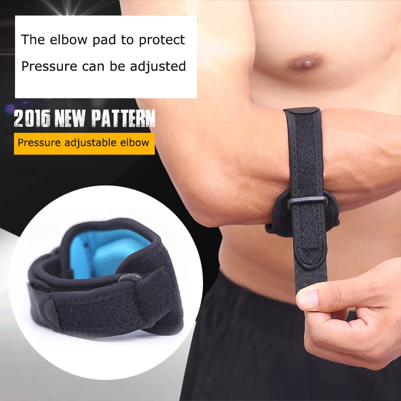 1PC Sports Basketball Tennis Adjustable Elbow Pressure Pads Protector
