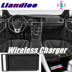 Liandlee беспроводное автомобильное зарядное устройство для телефона подлокотник отсек для хранения Быстрая Зарядка qi для Volvo V60 2010 ~ 2019