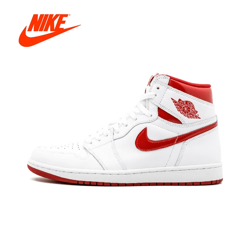 Original New Arrival Authentic Nike Air Jordan 1 Retro High OG AJ1 Men's Basketball Shoes Sport Outdoor Sneakers 555088-103