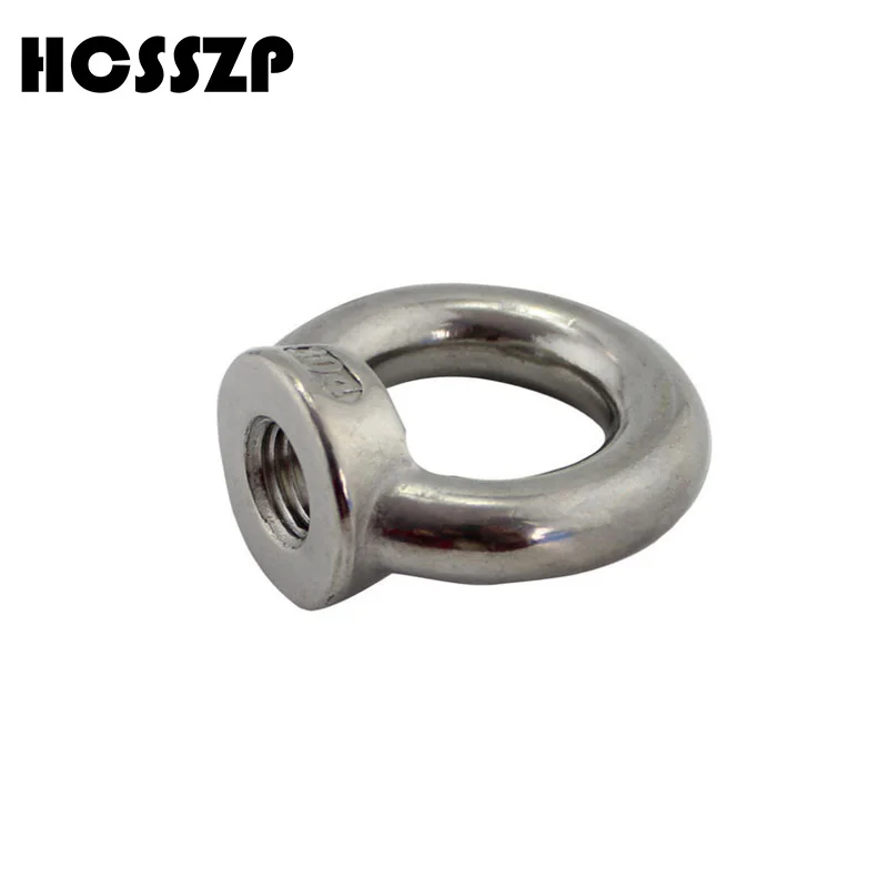 

5 Pieces M6 M8 M10 M12 M16 Stainless Steel 316 DIN582 Standard High Quality Anti-rust Round Nut