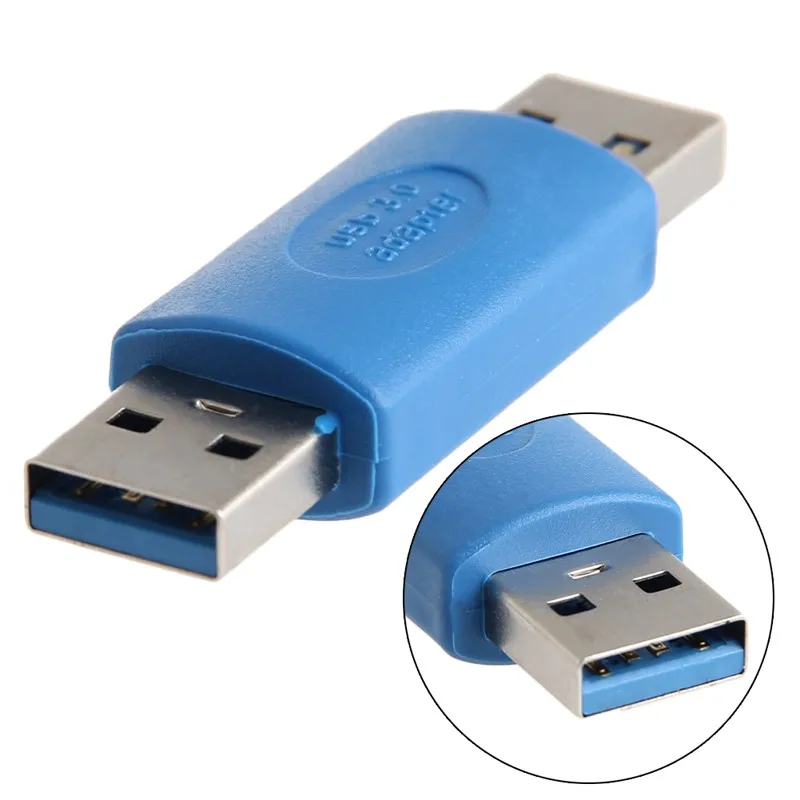 

tablet-OOTDTY NEW USB 3.0 A Male to a Male M-M Coupler Adapter Connector-sata to usb
