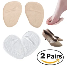 1 пара один размер нескользящий Силиконовый боли прокладка для стопы ног Pad мягкий высокий каблук подушки стельки плюсневой легкий