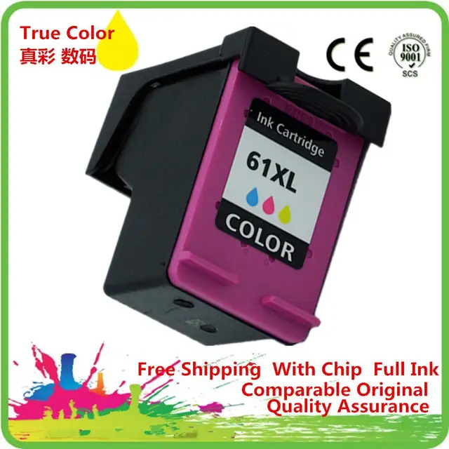 Color Ink Cartridges Remanufactured For Hp61 Hp61xl 61 Xl 61xl