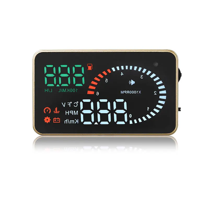 X6 3 5 &quotАвто Hud Дисплей Автомобильный спидометр OBD2 превышение скорости напряжение