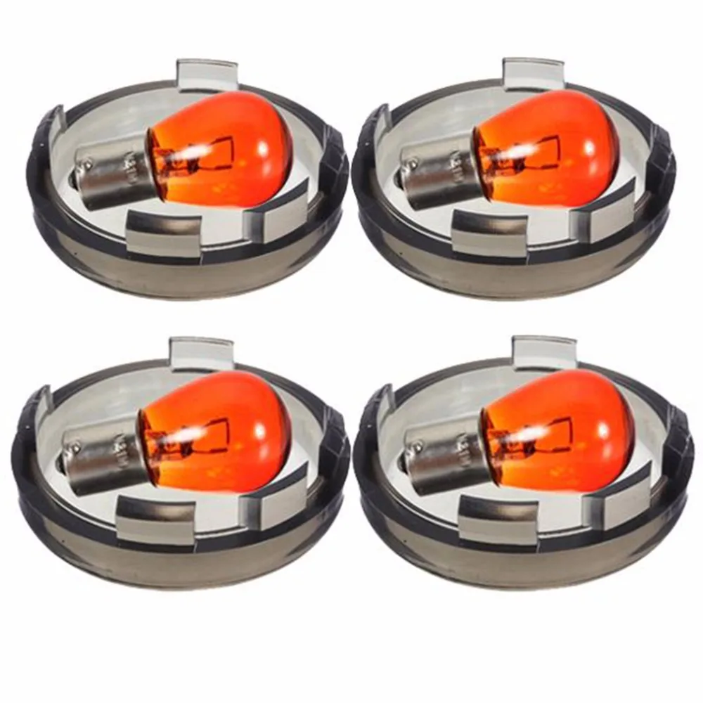 

Turn Signal Indicator Lenses&Bulb Sportster Softail for Motorcycle Light Lamps Flashers New for Harley Davidson Softail/Dyna
