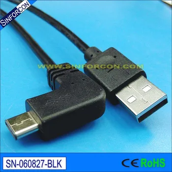 

l shape usb type c cable, usb2.0 to usb c 90 degree angled cable
