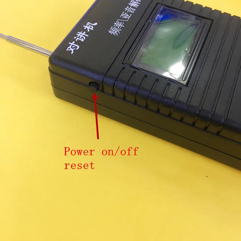 Высокочувствительный Портативный частотомер 100-999,9999 МГц для walkie talkie ham Радио CTCSS DCS декодер