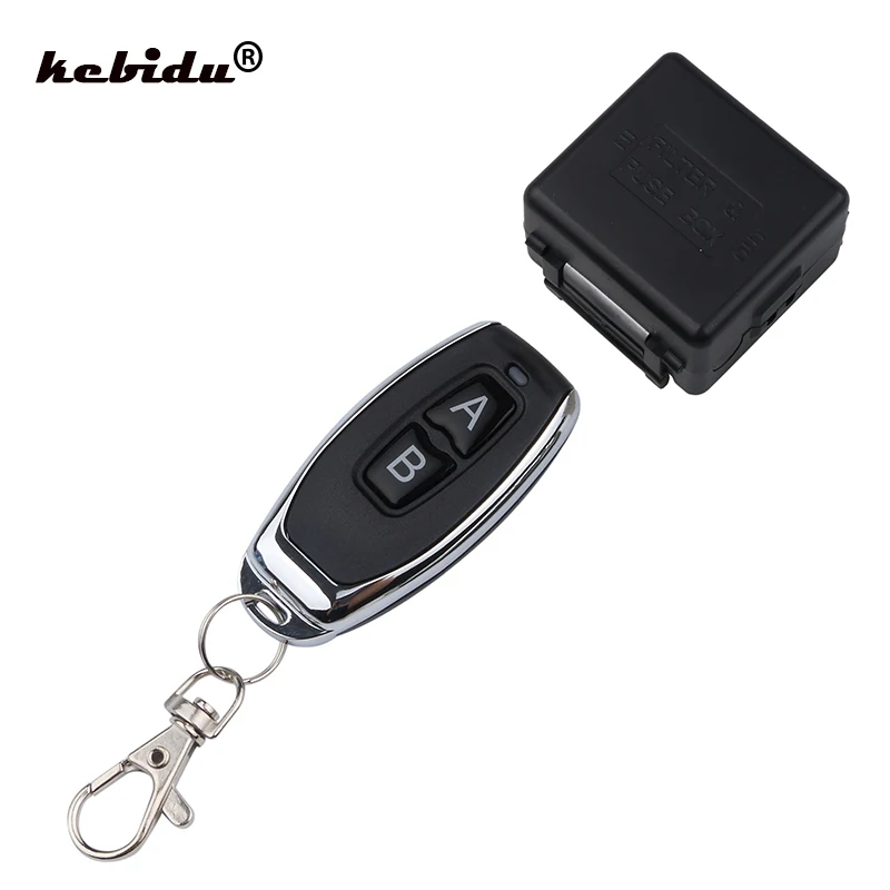 

kebidu 433Mhz Wireless Remote Control Switch DC 12V 1CH relay Receiver Module RF Transmitter 433 Mhz Remote Controls