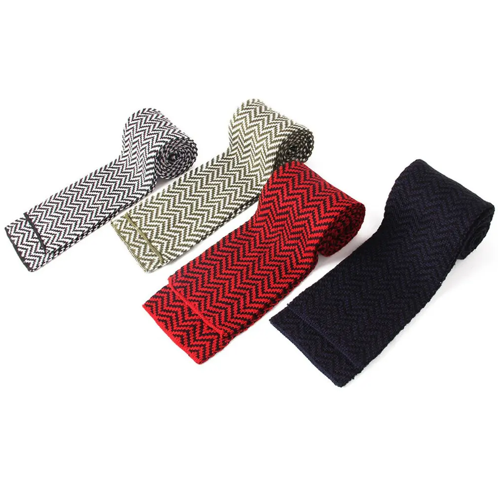 Вязаный шарф с геометрическим узором для мальчиков и девочек, милый волнистый Полосатый Простой осенне-зимний детский теплый шерстяной платок A30