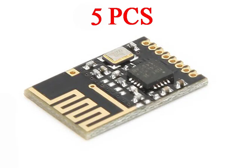 

5PCs Mini NRF2401 2.4GHZ Wireless Module Power Enhancement Module Power Enhanced Enhance SMD Board For FPV Drone Aircraft Parts