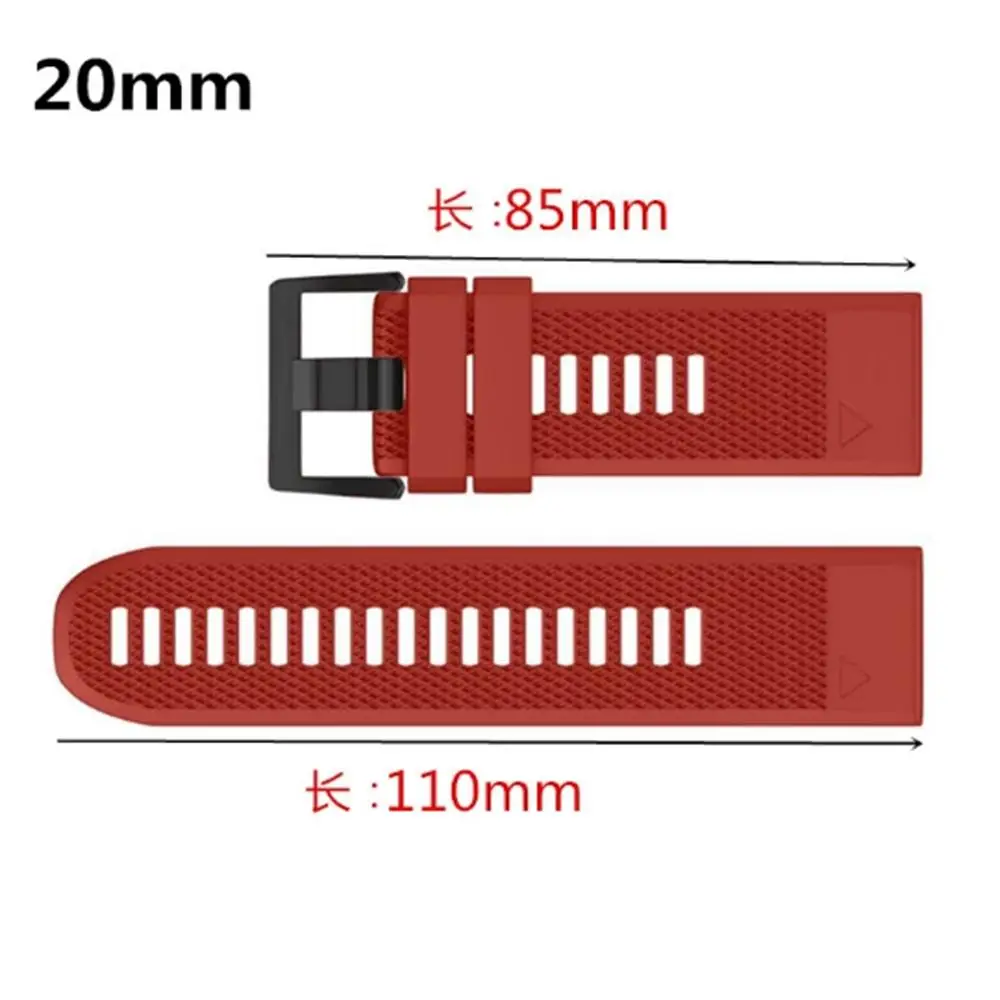 FIFATA Quick Release Band Силиконовый браслет для наручных gps часов Garmin Fenix 5S 5X 5 6S 6X 6 3 3HR Forerunner