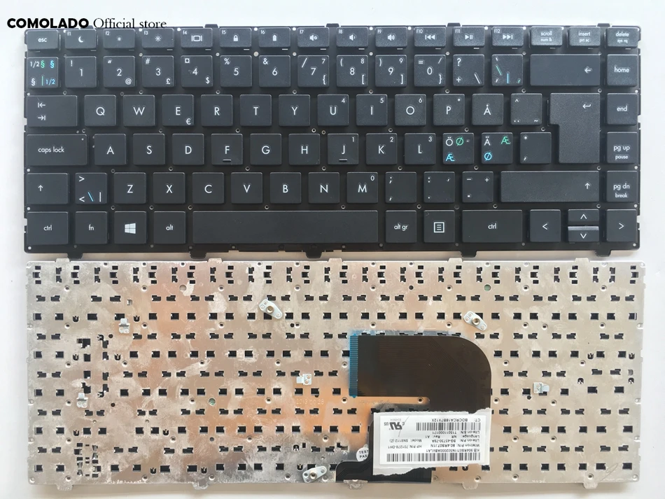 NE Nordic Keyboard For HP Probook 4310s 4310 4311s 4311 4315S black without frame keyboard Layout | Компьютеры и офис