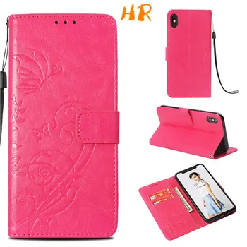 

Flip Leather 3D Butterfly Phone Case for iPhone XS MAX Case iPhone XS for iphone XR 8 Retro PU Leather Case Wallet Card Cover