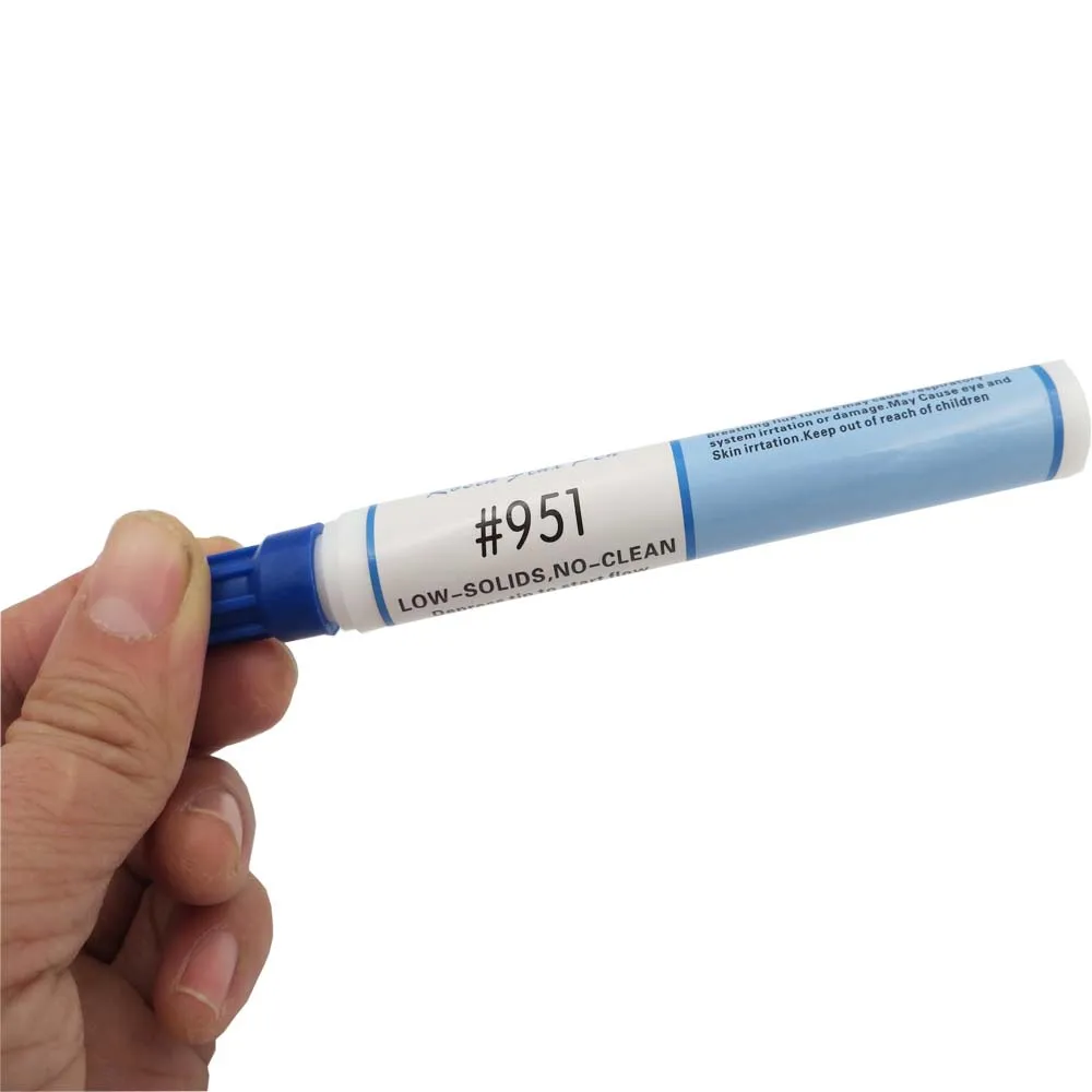 

1PC X 951 10ml Soldering Rosin Flux Pen Low-Solids Non-clean For Solar cell panel DIY solder power