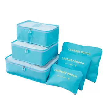 

New travel storage six-piece multi-function storage bag luggage storage bag 6-piece set 900PCS/lot = 150 sets SN241