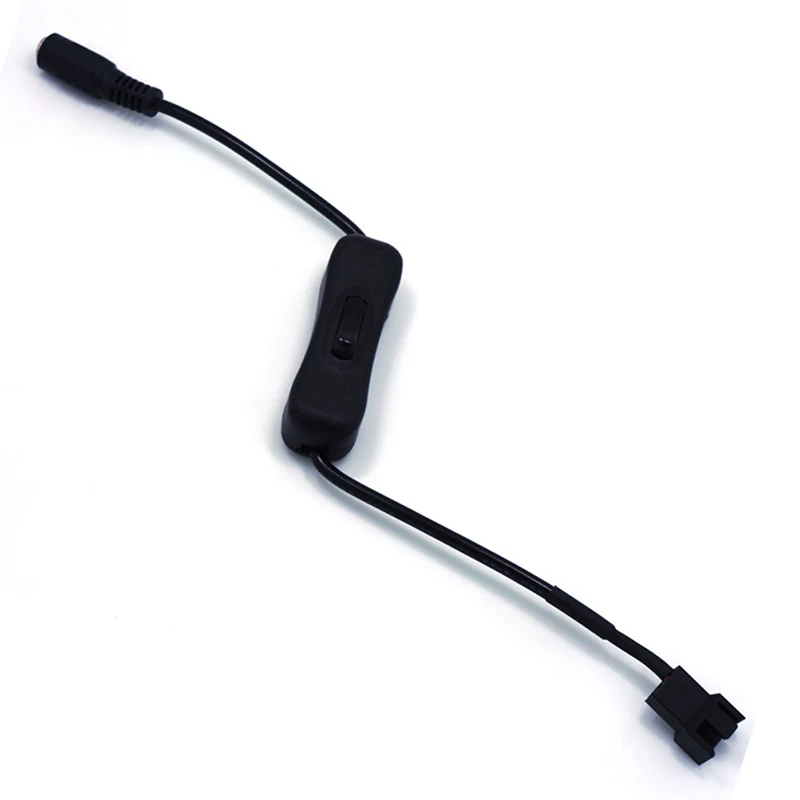 1 шт. медный DC 5521 до 4Pin компьютер PWM pc Маршрутизатор вентилятор питания с адаптером