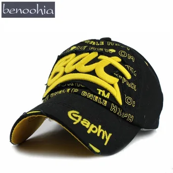 

BBS017 New Men Washed Denim Snapback Fitted Caps Baseball Hats Women Ripped Embroidery Hiphop Caps Sun Bone Casquette Gorras