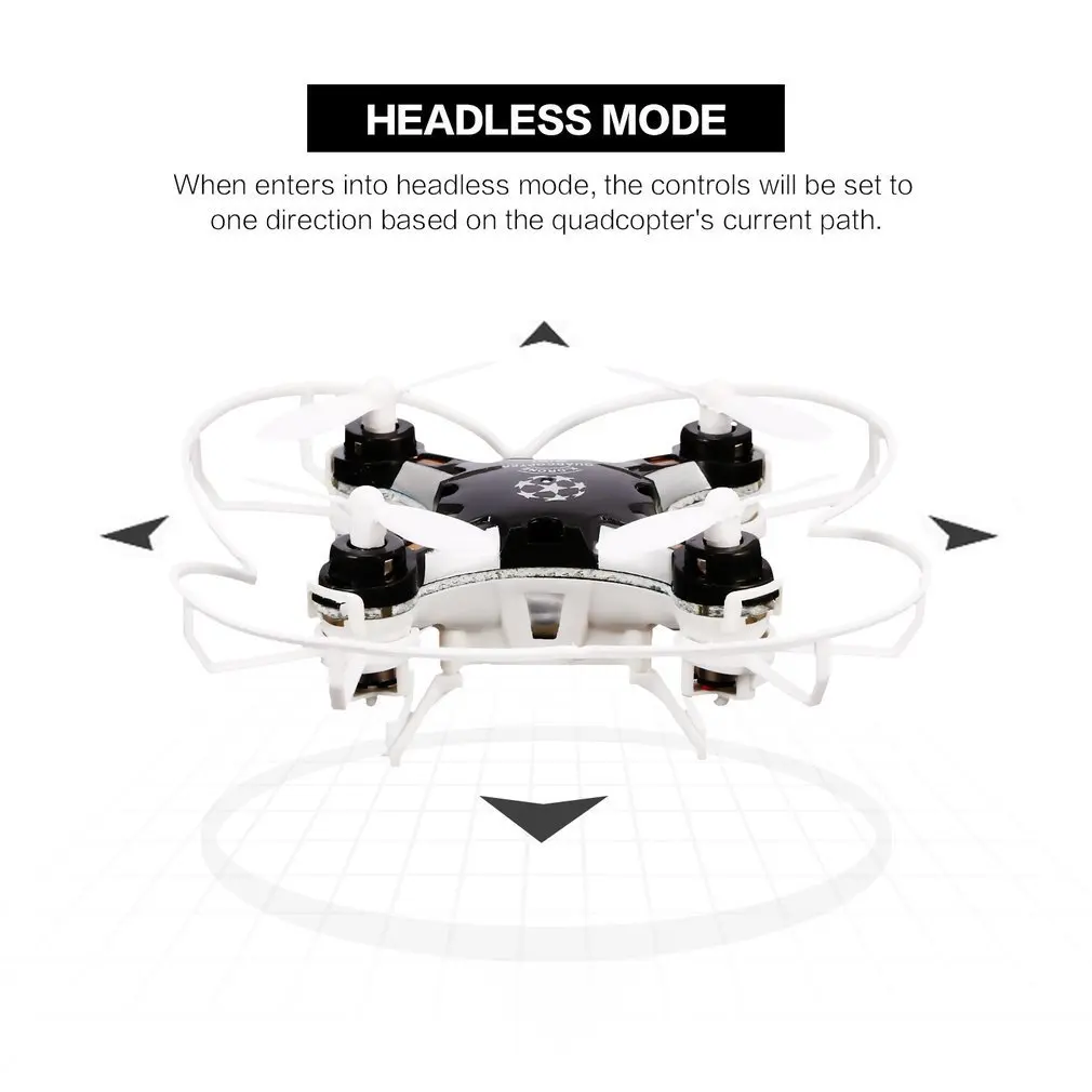 

FQ777 124 2.4G 4CH Six-axis Gyro Mini RC Drone 360 Degree Flip Headless Mode One Key Return RC Pocket Quadcopter RTF with Light