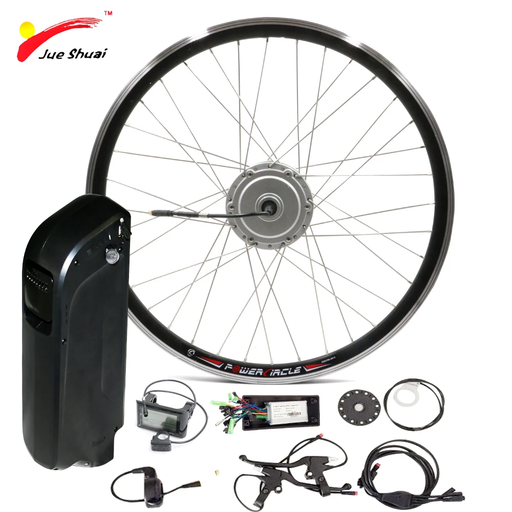

48V 250W - 500W Electric Bike Conversion Kit with SAMSUNG Kettle Battery USB Charger MTB Mountain Bike Bicycle 26" Ebike Kit