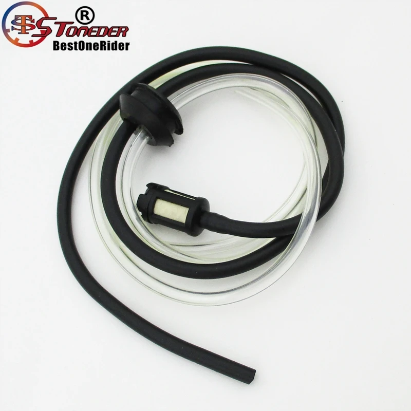 STONEDER Gas Inline Fuel Hose Tube Filter Pipe For Chinese 43cc 49cc 2 Stroke Scooter Mini Moto Chooper Pocket Bike