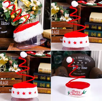 

New Christmas Caps Funny Red White Fashion Adult Santa Claus Skullies Cotton Blend Xmas Beanies Christmas Costume Unisex Caps