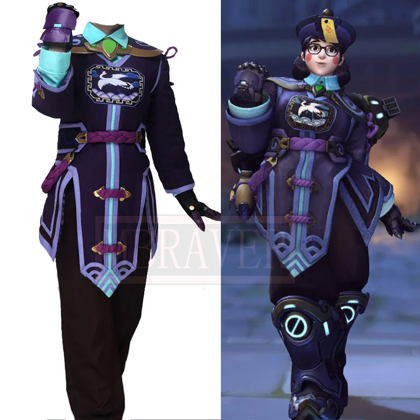 Game OW Mei Zombie suit Halloween Uniform Anime Cosplay Costumein Game