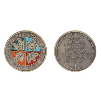 

Commemorative Coin Ecclesiastes Lection Sentences Collection Arts Gifts Souvenir