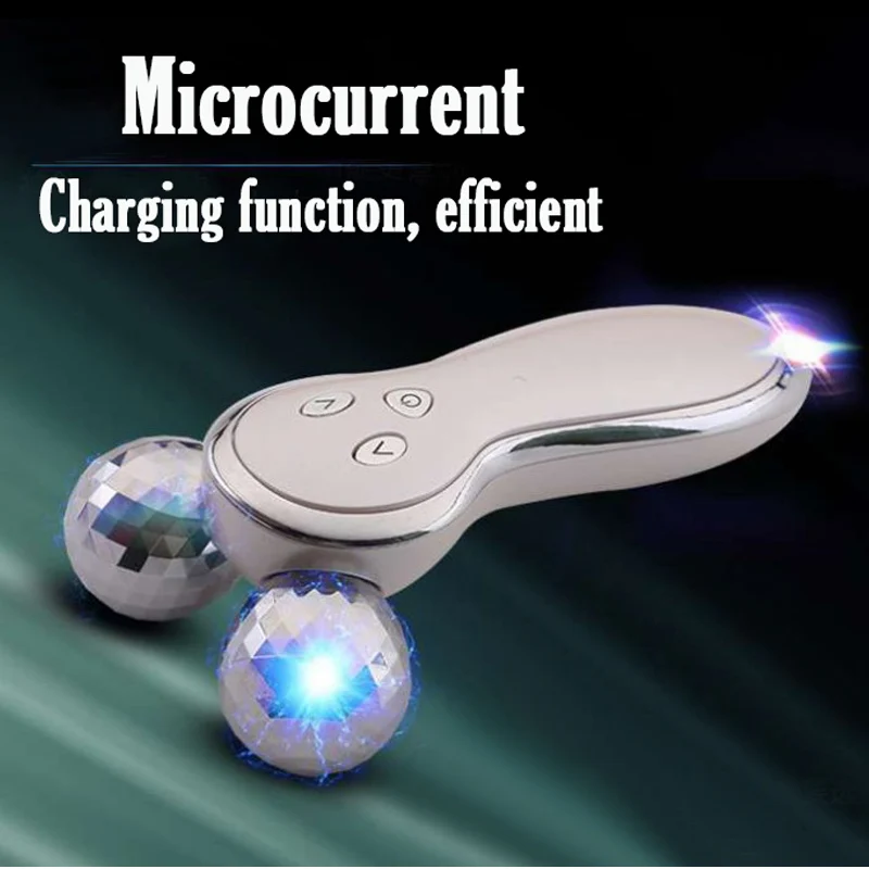 Электрический массажер для лица 3D Микро ток V форма лифтинг лица укрепляющий массаж похудение Вибрационный массажер