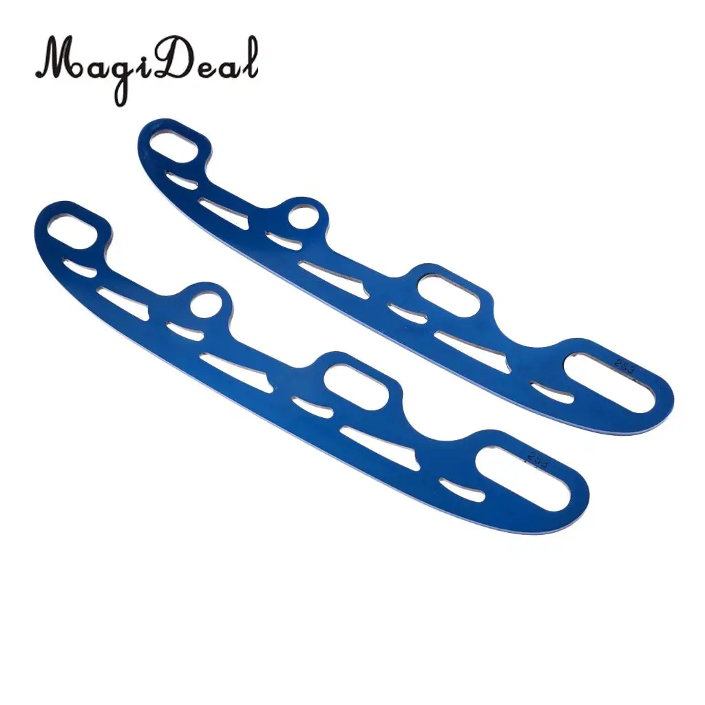 MagiDeal 2 Pieces Stainless Steel Figure Ice Skate Runnes Roller Skating Replacement Replacement Accessories for ice skates 