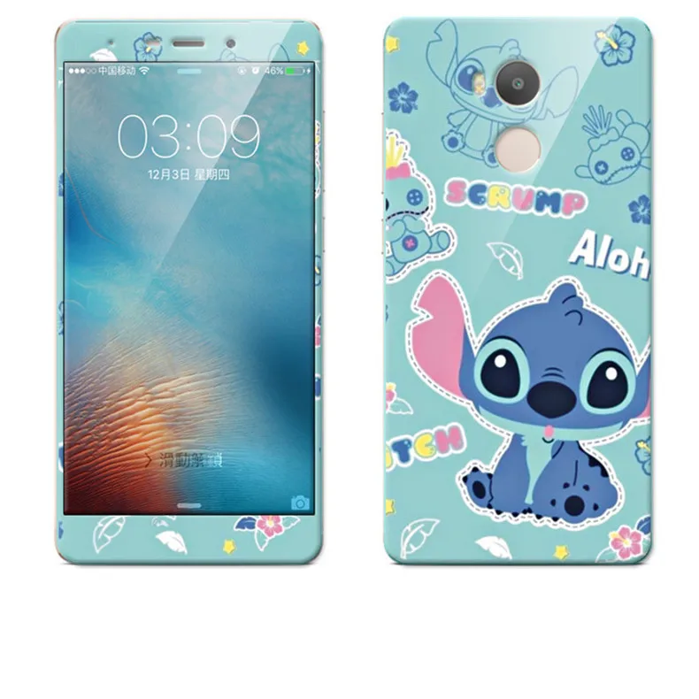 xiaomi redmi 4 pro Case 360 Degree Protective TPU Cover+Color integrated tempered glass For brand #3088 |