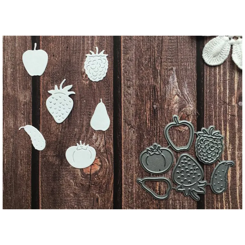 

YaMinSanNiO Apple Fruit Metal Cutting Dies New for Dies Scrapbooking Card Making Embossing Stencil Die Cut Paper Craft Dies